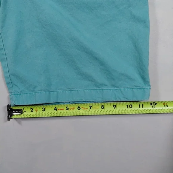 Southern Tide Skipjack Shorts Mens 35 Blue Teal Pima Cotton Modal Chino Coastal - Picture 12 of 12